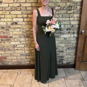 Kennedy Blue "Jay" bridesmaid dress in olive, size 2